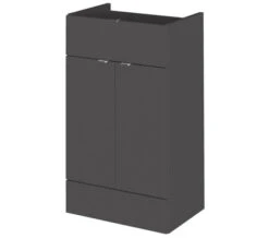 Hudson Reed Fusion 500 X 355mm Floor-Standing Drawer Lined Unit -Shower Room M 2019 2 8 10 55 51 798