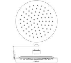 Hudson Reed Round Fixed Shower Head Chrome -Shower Room M 2019 3 14 11 40 23 621