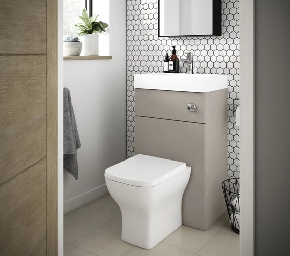 Nuie Athena 503 X 360mm Floor Standing WC Unit And Basin 11 Nuie Athena 503 X 360mm Floor Standing WC Unit And Basin - Image 9