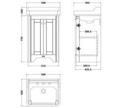 Hudson Reed Old London 2 Door Floor Standing Vanity Unit With Basin -Shower Room M 2019 3 19 10 52 22 479
