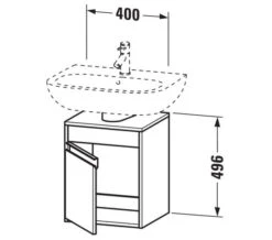 Duravit Ketho 400 X 360mm Wall-Mounted Vanity Unit For D-Code Basin -Shower Room M 2019 3 28 10 21 52 351