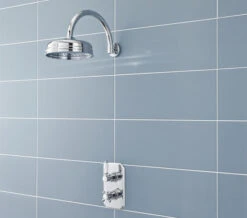 Hudson Reed Apron Round Fixed Shower Head Chrome