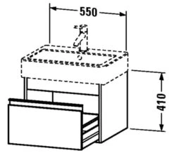 Duravit Ketho 440mm Depth 1 Drawer Wall Mounted Vanity Unit -Shower Room M 2019 5 27 9 44 16 936