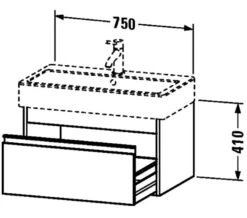 Duravit Ketho 440mm Depth 1 Drawer Wall Mounted Vanity Unit -Shower Room M 2019 5 27 9 44 48 82