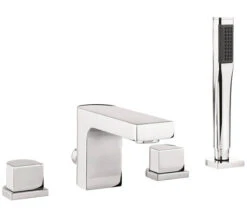 Crosswater Planet 4 Hole Chrome Bath Shower Mixer Tap With Kit