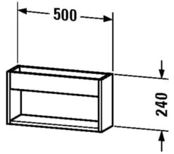 Duravit Ketho 500 X 240mm Wall Shelf -Shower Room M 2019 5 31 8 20 59 131