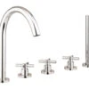 Crosswater Totti II 5 Hole Chrome Bath Shower Mixer Tap With Shower Kit 2 Crosswater Totti II 5 Hole Chrome Bath Shower Mixer Tap With Shower Kit -Shower Room M 2019 6 1 10 17 11 930