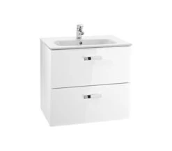 Roca Victoria Unik Wall Hung White Vanity Unit With 2 Drawer 7 Roca Victoria Unik Wall Hung White Vanity Unit With 2 Drawer -Shower Room M 2019 6 13 12 18 26 442