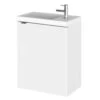 Hudson Reed Fusion 400mm Wall Hung Compact Vanity Unit And Basin