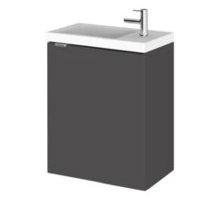 Hudson Reed Fusion 400mm Wall Hung Compact Vanity Unit And Basin -Shower Room M 2019 6 3 7 5 44 889