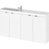 Hudson Reed Fusion 1000mm Wall Hung 4 Door Slimline Vanity Unit And Basin 1 Hudson Reed Fusion 1000mm Wall Hung 4 Door Slimline Vanity Unit And Basin -Shower Room M 2019 6 4 12 38 39 721