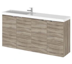 Hudson Reed Fusion 1000mm Wall Hung 4 Door Slimline Vanity Unit And Basin -Shower Room M 2019 6 4 12 40 32 53