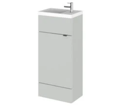 Hudson Reed Fusion 400mm Floor-Standing Slimline Vanity Unit And Basin -Shower Room M 2019 6 8 9 56 8 370