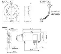Mira Mode Digital Controller Chrome With Overflow Bath Filler 11 Mira Mode Digital Controller Chrome With Overflow Bath Filler -Shower Room M 2019 7 12 11 17 27 515