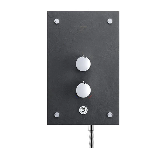 Mira Galena 9.8kW Thermostatic Electric Shower Slate Effect With Kit 6 Mira Galena 9.8kW Thermostatic Electric Shower Slate Effect With Kit - Image 4
