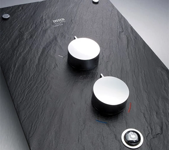 Mira Galena 9.8kW Thermostatic Electric Shower Slate Effect With Kit 8 Mira Galena 9.8kW Thermostatic Electric Shower Slate Effect With Kit - Image 6