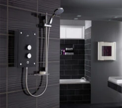 Mira Galena 9.8kW Thermostatic Electric Shower Slate Effect With Kit