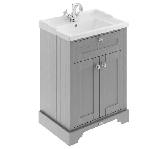 Hudson Reed Old London 2 Door Floor Standing Vanity Unit And Basin 4 Hudson Reed Old London 2 Door Floor Standing Vanity Unit And Basin - Image 2