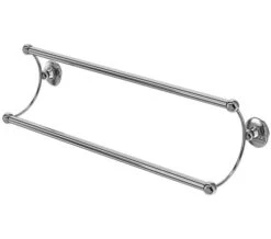 Burlington 55cm Wall Mounted Chrome Towel Rail -Shower Room M 2019 9 9 8 9 33 426