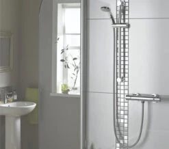 Bristan Frenzy Contemporary Cool Touch Bar Mixer Shower And Kit