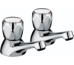 Bristan Value Club Pair Of Chrome Bath Taps