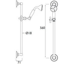 Bristan Traditional Deluxe Shower Kit 8 Bristan Traditional Deluxe Shower Kit -Shower Room M 2020 2 25 10 24 10 757