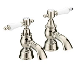 Heritage Glastonbury Bath Pillar Taps With Lever Handle -Shower Room M 2020 3 18 7 44 12 686