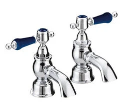 Heritage Glastonbury Bath Pillar Taps With Lever Handle -Shower Room M 2020 3 18 7 45 4 749