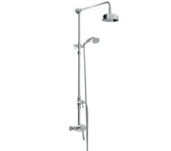 Bristan 1901 Thermostatic Exposed Single Control Shower Valve With Rigid Riser Kit