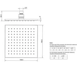 Crosswater Zion Square Fixed Chrome Shower Head -Shower Room M 2020 3 24 14 17 17 876