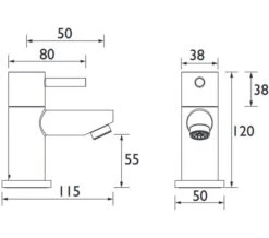 Bristan Blitz Pair Of Chrome Bath Taps -Shower Room M 2020 3 31 7 36 55 257