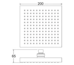Deva Krome 200mm Fixed Chrome Shower Head With Swivel Joint -Shower Room M 2020 3 4 12 35 59 566