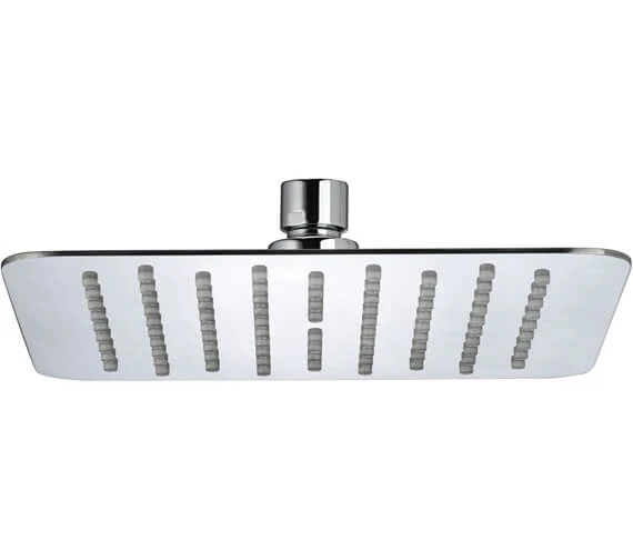 Bristan Square Stainless Steel Slimline Fixed Chrome Shower Head 4 Bristan Square Stainless Steel Slimline Fixed Chrome Shower Head - Image 2