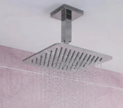 Bristan Square Stainless Steel Slimline Fixed Chrome Shower Head 32 Bristan Square Stainless Steel Slimline Fixed Chrome Shower Head -Shower Room M 2020 3 5 9 40 15 340