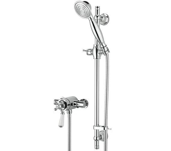 Bristan Regency Thermostatic Dual Control Shower Valve With Adjustable Riser Kit 3 Bristan Regency Thermostatic Dual Control Shower Valve With Adjustable Riser Kit