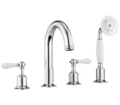 Crosswater Belgravia 4 Hole Chrome Bath Shower Mixer Tap With Kit -Shower Room M 2020 4 1 10 10 46 718