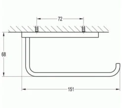 Flova Sofija Diamond Chrome Wall Mounted Toilet Roll Holder 7 Flova Sofija Diamond Chrome Wall Mounted Toilet Roll Holder -Shower Room M 2020 4 3 8 15 3 953