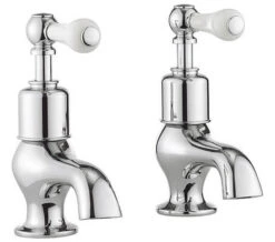 Crosswater Belgravia Deck Mounted Pair Of Chrome Bath Pillar Taps -Shower Room M 2020 4 3 8 15 32 281