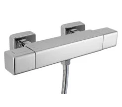 RAK Resort Wall Mounted Exposed Chrome Thermostatic Shower Valve