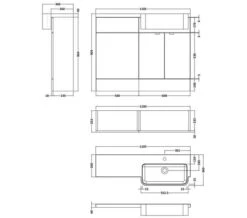 Hudson Reed Fusion Combination Furniture Pack - Vanity And WC Unit With Basin -Shower Room M700 2020 10 2 10 11 34 351