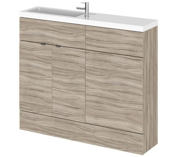 Hudson Reed Fusion 1000mm Compact Furniture Pack - Vanity And WC Unit With Basin 5 Hudson Reed Fusion 1000mm Compact Furniture Pack - Vanity And WC Unit With Basin - Image 3