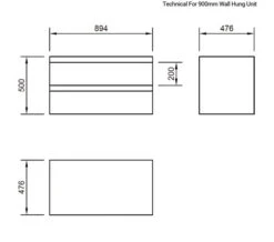IMEX Flite White Wall Hung Double Drawer Unit And Basin 600mm 15 IMEX Flite White Wall Hung Double Drawer Unit And Basin 600mm -Shower Room M700 2020 11 24 10 29 15 37