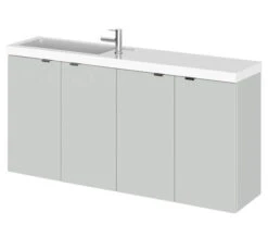 Hudson Reed Fusion 1000mm Wall Hung 4 Door Slimline Vanity Unit And Basin -Shower Room M700 2020 12 10 9 2 33 381