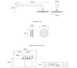 Aqualisa Quartz Classic Smart Digital Concealed Shower With Fixed Head -Shower Room M700 2020 12 11 12 9 57 656