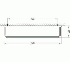 Flova Sofija Single Towel Rail -Shower Room M700 2020 12 14 10 11 43 895