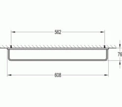 Flova Sofija Single Towel Rail -Shower Room M700 2020 12 14 10 14 2 598