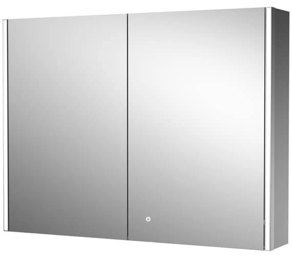 Hudson Reed Meloso 800 X 600mm Silver Mirror Cabinet 3 Hudson Reed Meloso 800 X 600mm Silver Mirror Cabinet