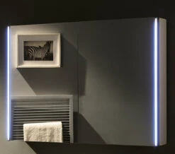 Hudson Reed Meloso 800 X 600mm Silver Mirror Cabinet 7 Hudson Reed Meloso 800 X 600mm Silver Mirror Cabinet -Shower Room M700 2020 12 16 14 6 50 338