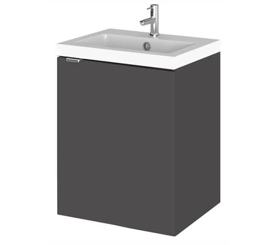 Hudson Reed Fusion 400mm Wall Hung Full Depth Vanity Unit And Basin 9 Hudson Reed Fusion 400mm Wall Hung Full Depth Vanity Unit And Basin - Image 7