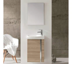 Royo Elegance 450 X 250mm 1 Door Cloakroom Unit With Basin And Mirror -Shower Room M700 2020 12 7 13 19 19 872
